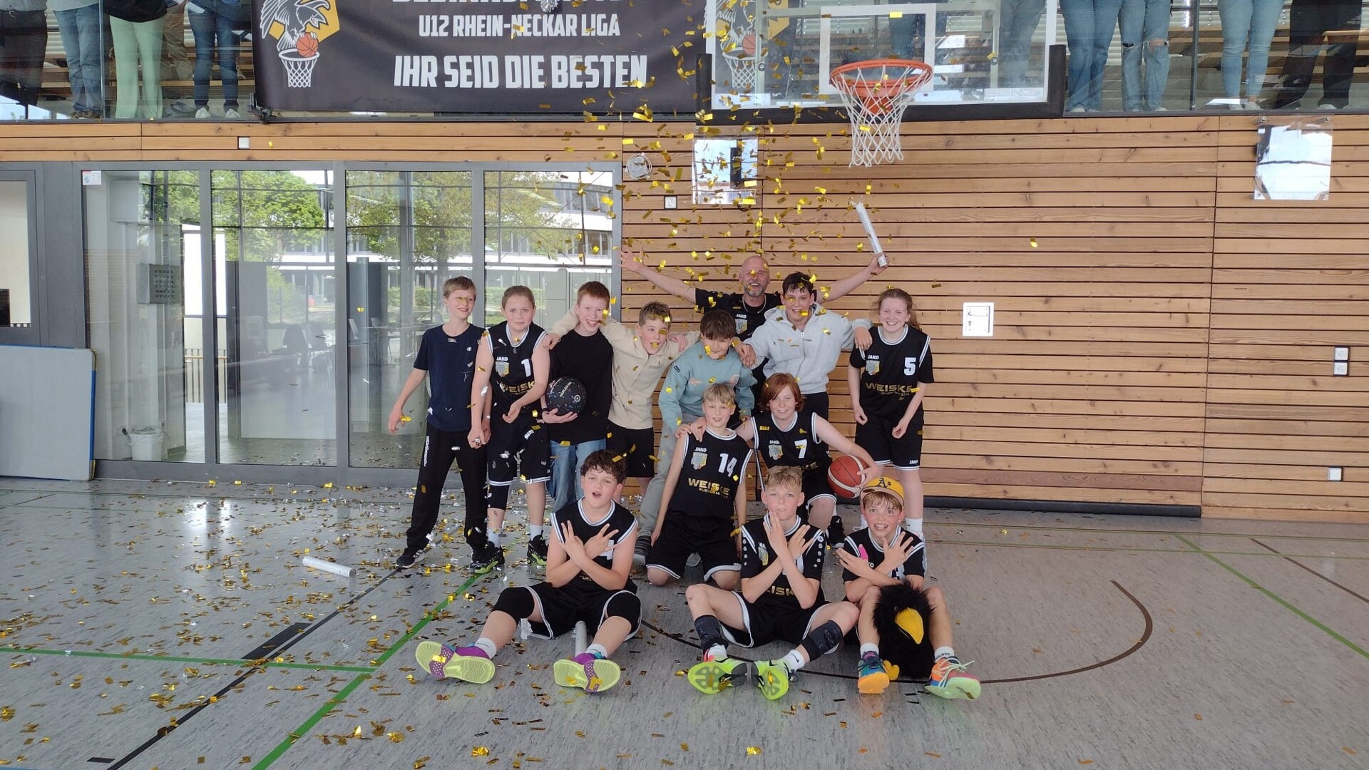 Meisterschaftsspiel Basketball Wild Ravens U12