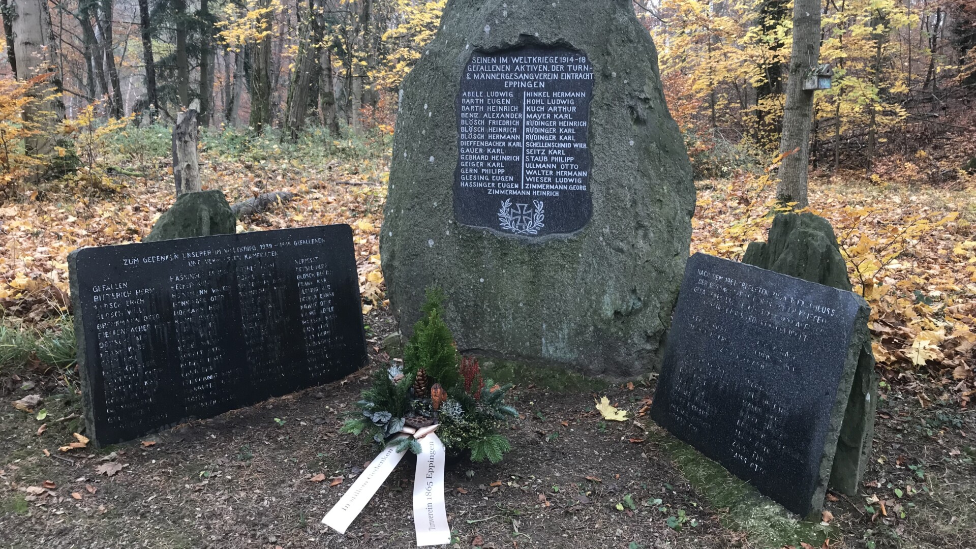 Turner Gedenken den Gefallenen und Vermissten