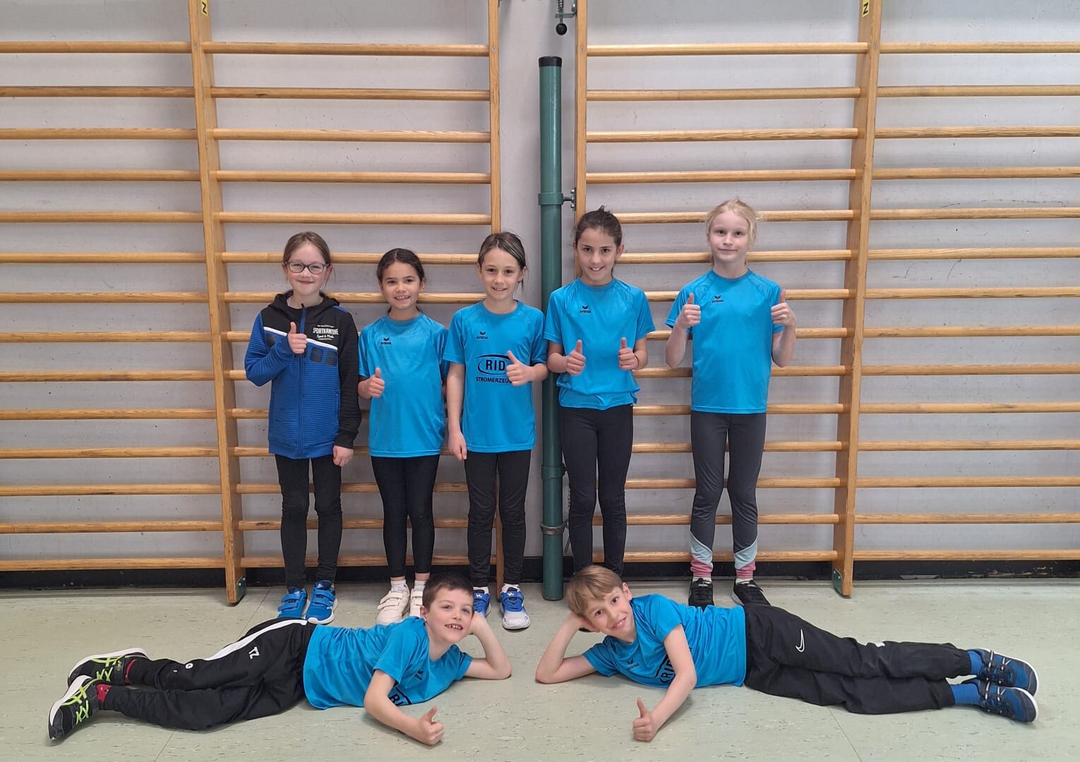 Kinderleichtathletik-Wettbewerb in der Halle